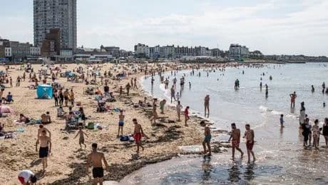 Trendy UK seaside town with miles of golden sand where you can spot celebs