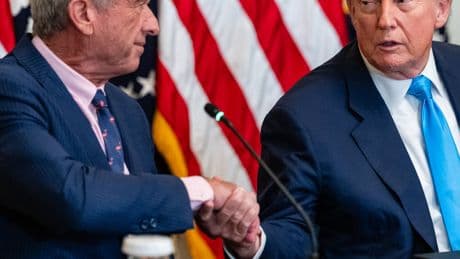 Trump Just Shrugs as Kennedy Undermines His Vaccine Legacy