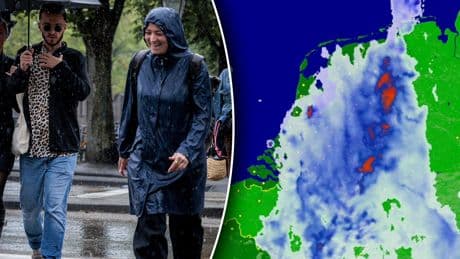 Code geel en regen: hier gaat het los!