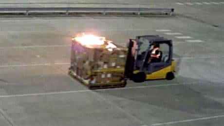 Russia-linked DHL warehouse fire in Birmingham left Amazon container ‘100% destroyed’