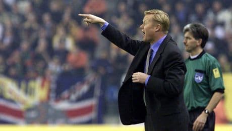 Steunbetuiging Vitesse door onder anderen bondscoach Ronald Koeman