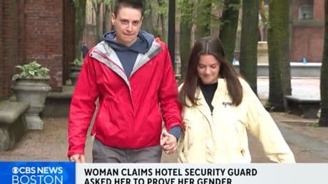 Same-sex couple demands answers after hotel security threw one out of bathroom thinking she was a man