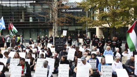 Three arrested at Edinburgh Pro-Palestine protest