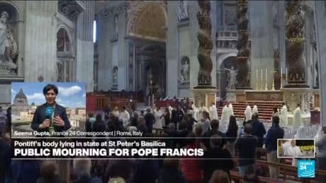 St. Peter's Basilica opens to the public for final respects to Pope Francis