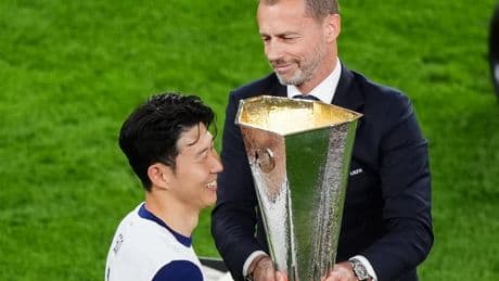 Son Heung Min left empty-handed after Uefa run out of Europa League medals for Tottenham