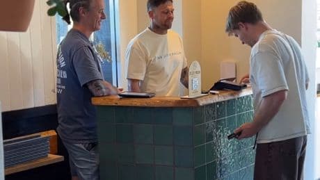 Robert Irwin returns to settle score after he unwittingly dined and dashed at popular restaurant