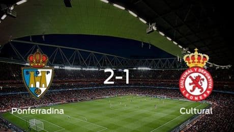 La SD Ponferradina vence 2-1 en su estadio frente a la Cultural Leonesa