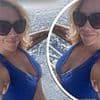A Place In The Sun's Laura Hamilton, 43, defiantly shows off her figure in blue swimwear after hitting back at trolls insisting she is 'too old to wear a bikini'