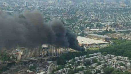 Philadelphia fire LIVE: Smoke seen for miles in Tioga-Nicetown blaze