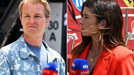Nico Rosberg calls out Danica Patrick live on Sky Sports F1 – 'I have to disagree'