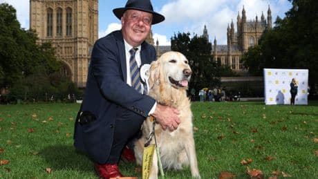 Steve Darling and guide dog Jennie win the hearts of Westminster’s Dog of the Year