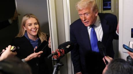 Trump gushes over Karoline Leavitt: ‘It’s that face, it’s that brain, it’s those lips, the way they move!’