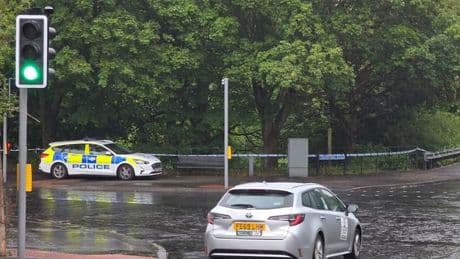 Police scour woodland after 'disturbance' at West Lothian home