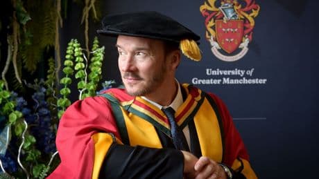 Tenor Russell Watson awarded honorary degree by University of Greater Manchester