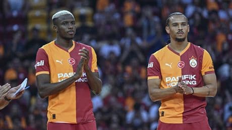 Galatasaray'ın süper yıldızları Sane ve Oshimhen taraftara ilk mesajlarını verdi