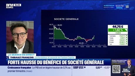 Forte hausse du bénéfice de Société Générale - 30/04