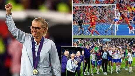 Inside Lionesses' Euros triumph over Spain: How one brave call from Sarina Wiegman led to another magical night and cemented her status as England's greatest manager, writes TARA ANSON-WALSH