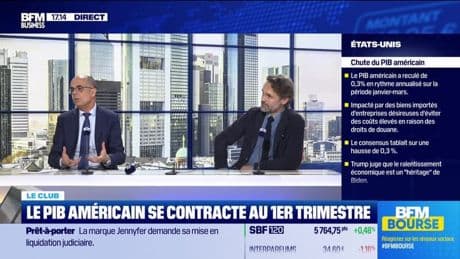 Le Club : Le PIB américain se contracte au 1er trimestre - 30/04