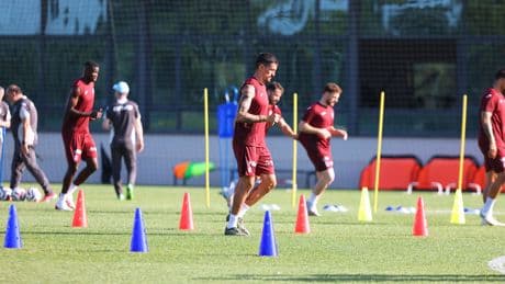 Trabzonspor günü çift antrenmanla tamamladı