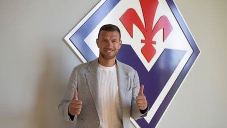 Edin Dzeko resmen Fiorentina'da