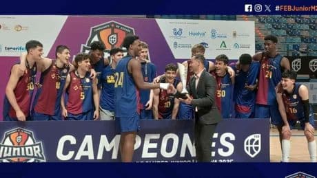 El Barça derrota al Madrid y repite título de España júnior