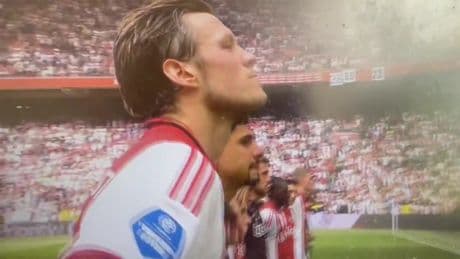 Moment furious Man Utd flop Wout Weghorst SLAPS camera out of his face after Ajax lose league title by a point