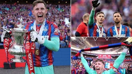 Dean Henderson reveals eerie FA Cup final premonition as Crystal Palace hero basks in club finally ending silverware hoodoo