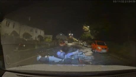 ‘Goading’ yob who got cop sacked after he was rammed off e-bike is locked up after ANOTHER police chase