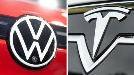 Konkurrenz: EU-Automarkt: Tesla rutscht weiter ab – VW im Aufwind