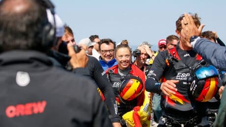 Nicole Van der Velden, la marinera zen del Sail GP, maestra de las nubes y de las mareas