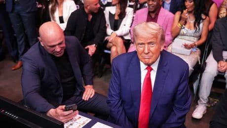 Donald Trump gets astonishing reaction at UFC 316 amid Elon Musk row before stunning gesture by winner Merab Dvalishvili