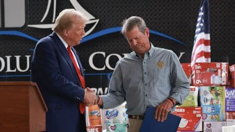 Scoop: Kemp plans secret White House sortie for Georgia Senate pick