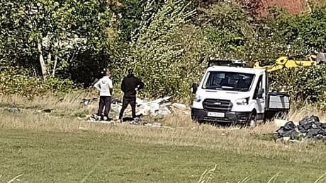 Football club part-owned by Stormzy and ex-Premier League star in turmoil after travellers dumped rubbish at their stadium