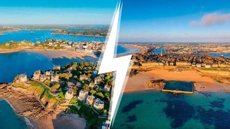 Entre Dinard la bourgeoise et Saint-Malo la populaire, éternelle rivalité sur la côte d’Émeraude
