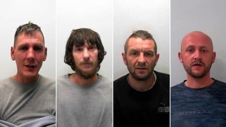 Dad stabs burglar to death after gang beat him with crowbar in front of children