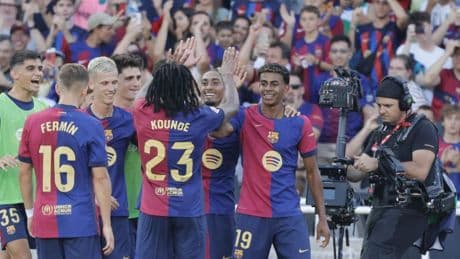 Así fue la primera gran goleada de la era Flick