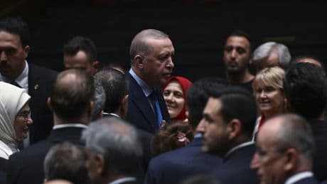 Cumhurbaşkanı Erdoğan 'En Uzun Gece' destanının ilk temsiline katıldı