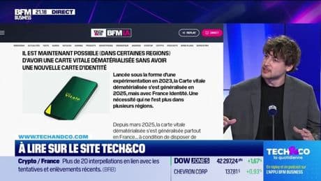 À lire sur le site Tech&Co : La Carte vitale dématérialisée devient une réalité pour davantage de Français, par Théotim Raguet - 27/05