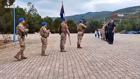 Komandolarının Suriye görevi dönüşü görüntüleri ilgi gördü