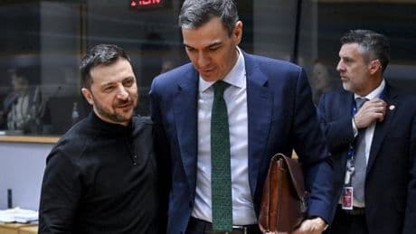 Sánchez cierra filas con Zelenski: «Nada sobre Ucrania sin Ucrania»