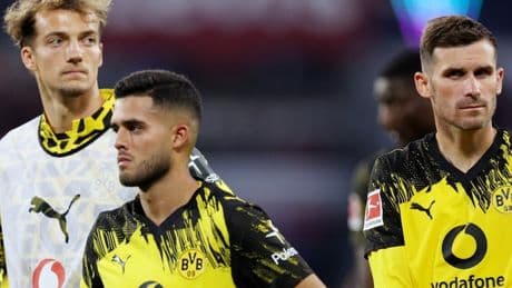 <p>Dortmund rimontato, &egrave; 3-3 contro il St.Pauli. Poker Eintracht sul Werder Brema di Mbangula</p>