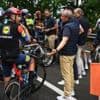 Hindley out of Giro stage six after mass crash