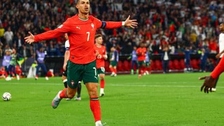 Cristiano Ronaldo sends Portugal past Germany to Nations League final on night of drama