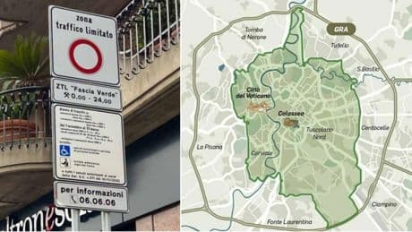 Ztl Fascia Verde Roma, stop diesel Euro 5 a novembre 2026: nuova proroga della Regione