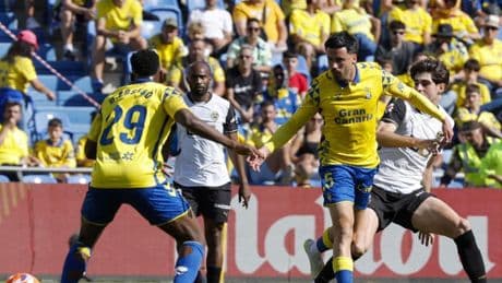 Las Palmas - Valencia, en imágenes