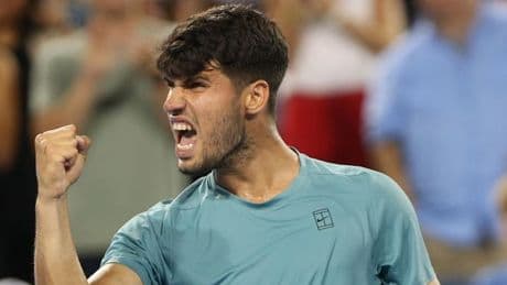 Alcaraz - Rublev: horario y dónde ver hoy los cuartos del Masters 1000 de Cincinnati 2025 por TV y en directo