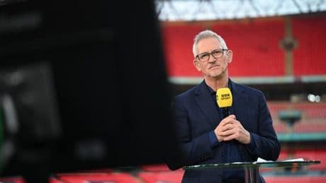 Gary Lineker fighting back tears while delivering live TV message to colleague summed him up