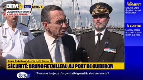 Narcotrafic: Bruno Retailleau promet "un plan de sécurisation des ports français"