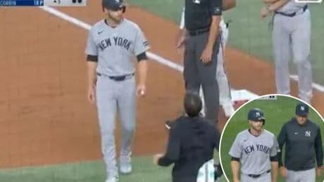 Trade deadline addition Austin Slater exits Yankees game early with hamstring injury
