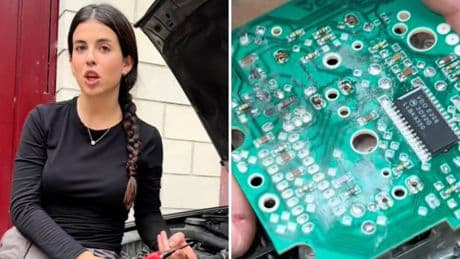 Irati Etxandi, mecánica, te explica cómo cambiar el cuadro de instrumentos: "Tienen un montón de recambios"
